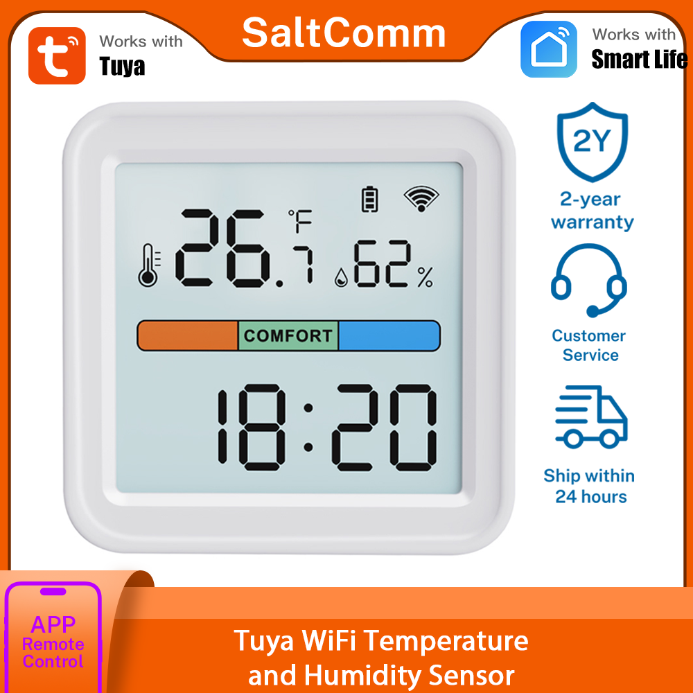 Home Assistant Tuya - Sensor de Temperatura e Umidade WiFi