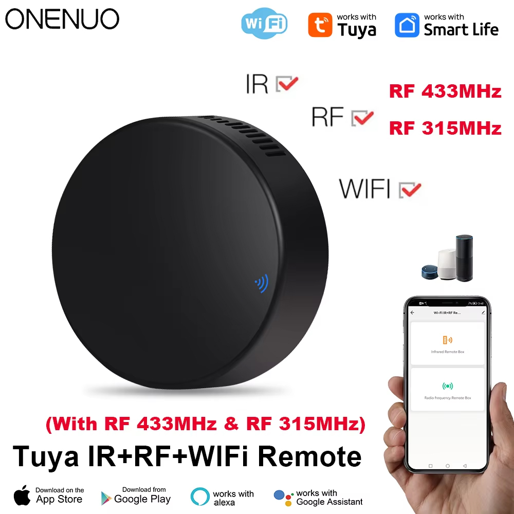 Home Assistant Tuya - Tuya wifi rf ir controle remoto