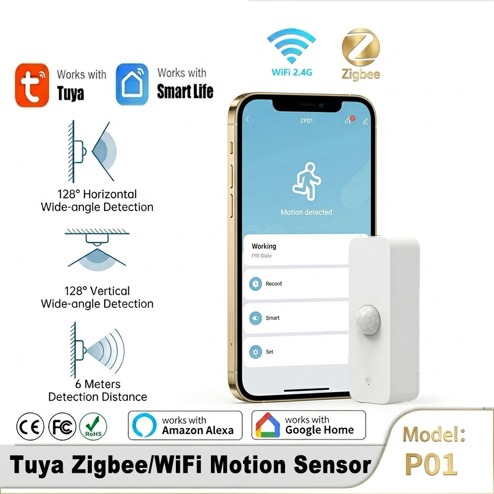 Home Assistant Tuya - Sensor de Movimento PIR Inteligente WiFi