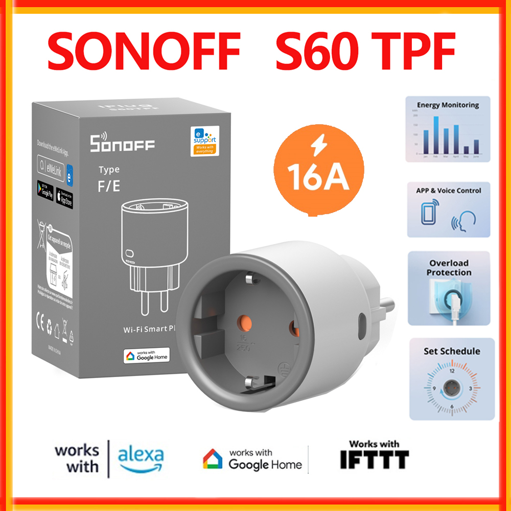 Sonoff Mini R4 - SONOFF-Smart Socket com Monitoramento de Energia,