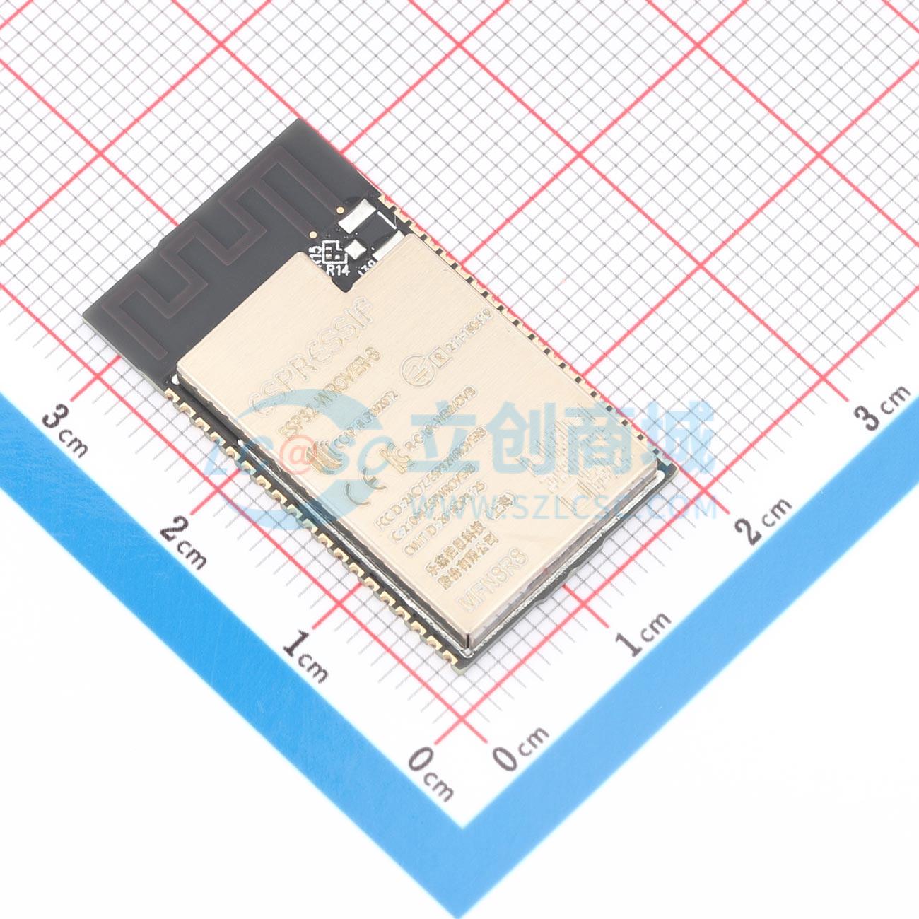 3pcs ESP32-WROVER-B-N8R8 SMD 3 - Smart Home Module Iot avaliação e preço