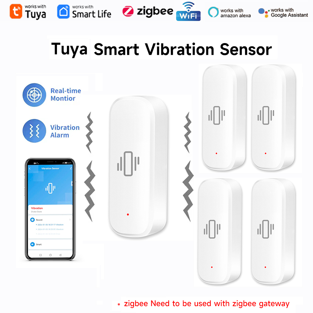 Sensor de Vibração Inteligente - Home Assistant Tuya avaliação e preço