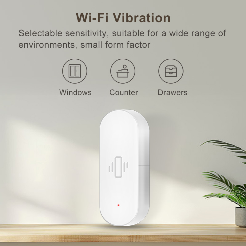 Sensor de Vibração WiFi Tuya,  - Home Assistant Tuya avaliação e preço