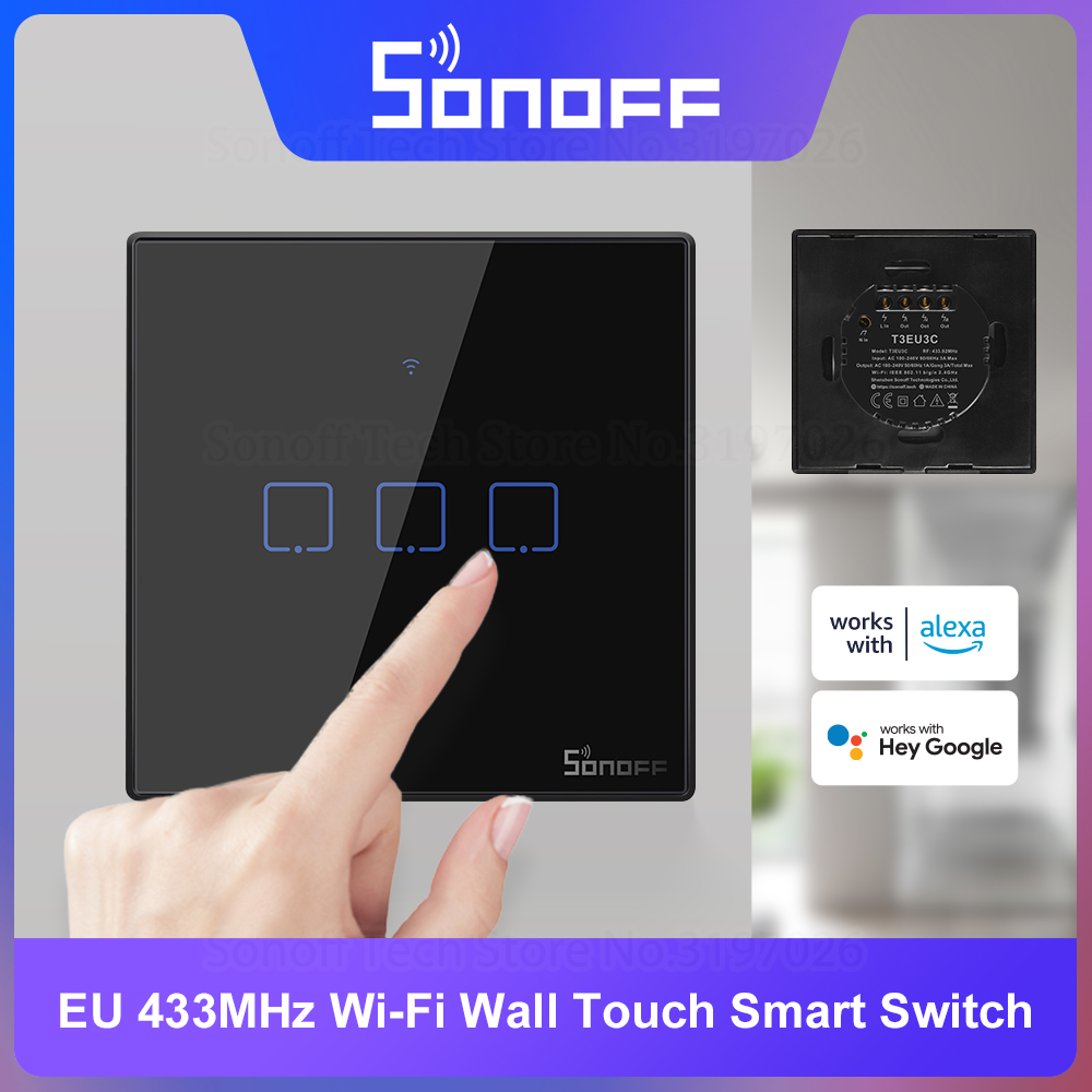 Sonoff t3eu preto wifi intelig - Sonoff Basic avaliação e preço