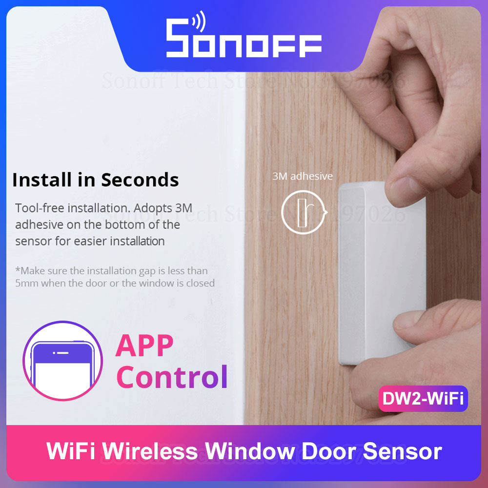 Sonoff-Sensor de porta e janel - Sonoff avaliação e preço