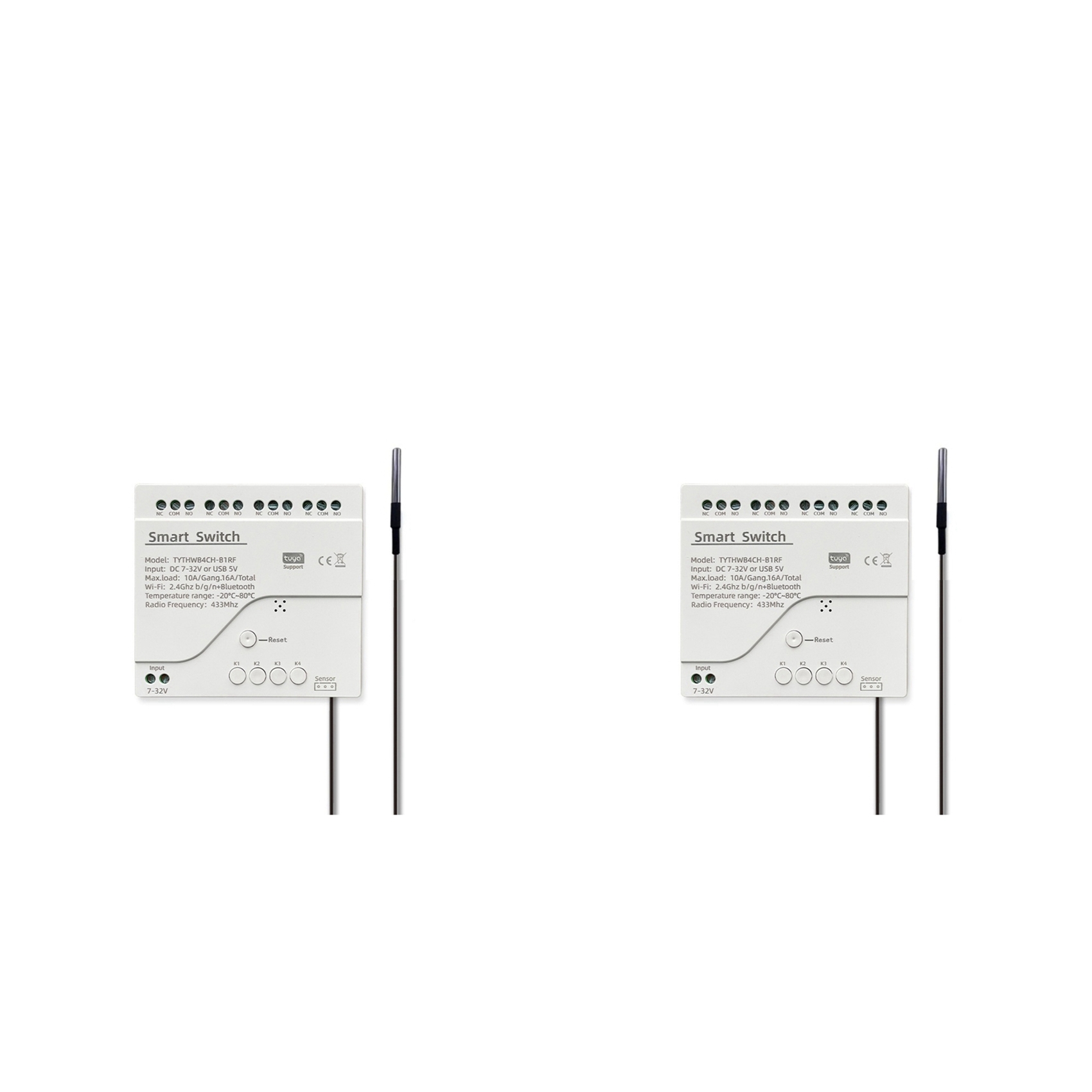 B44C 2X Tuya Wifi DC 7-32V Int - Tuya 4 Channel avaliação e preço