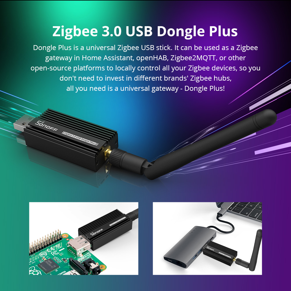 SONOFF Zigbee 3.0 USB Dongle P - Sonoff avaliação e preço