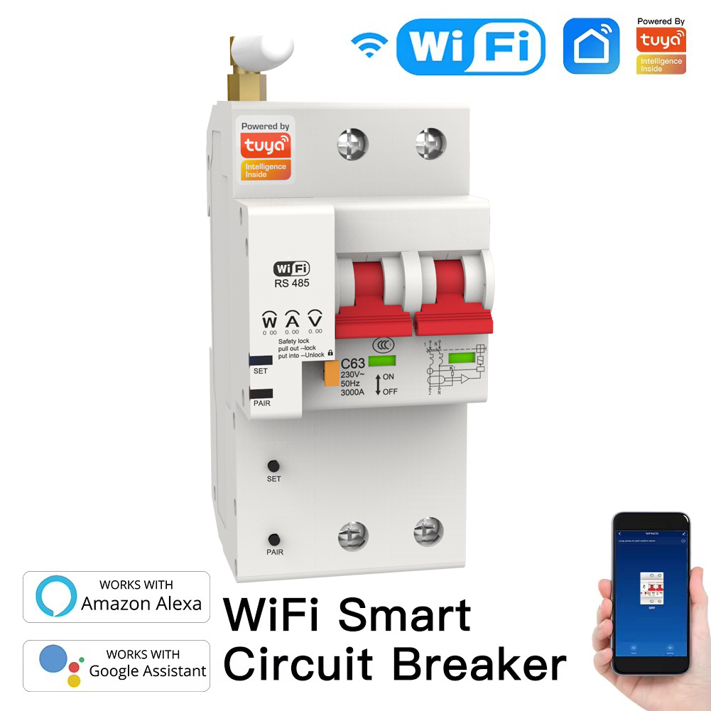 Disjuntor Wifi Inteligente 2P  - Tuya Smart avaliação e preço